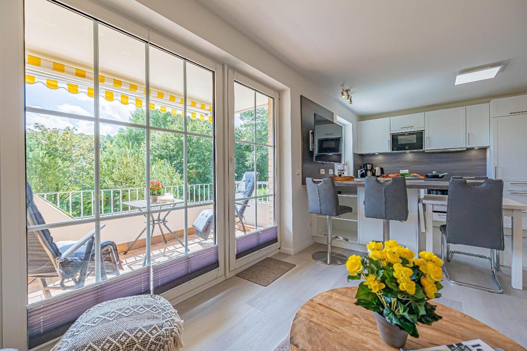 Fewo1846 - Strandresidenz Wassersleben Suedblick App 689 - Komfortables Apartment Mit Balkon Und Meerblick Гаррісле Екстер'єр фото